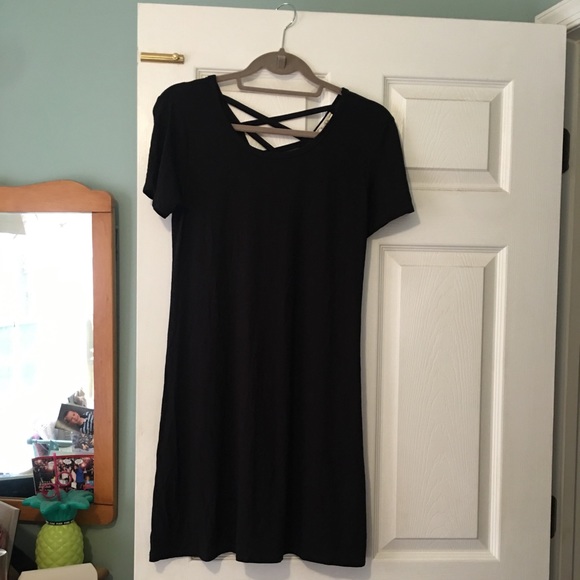 Dresses & Skirts - Black tee shirt dress